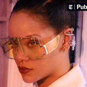 Shield Sunglasses (Clear)